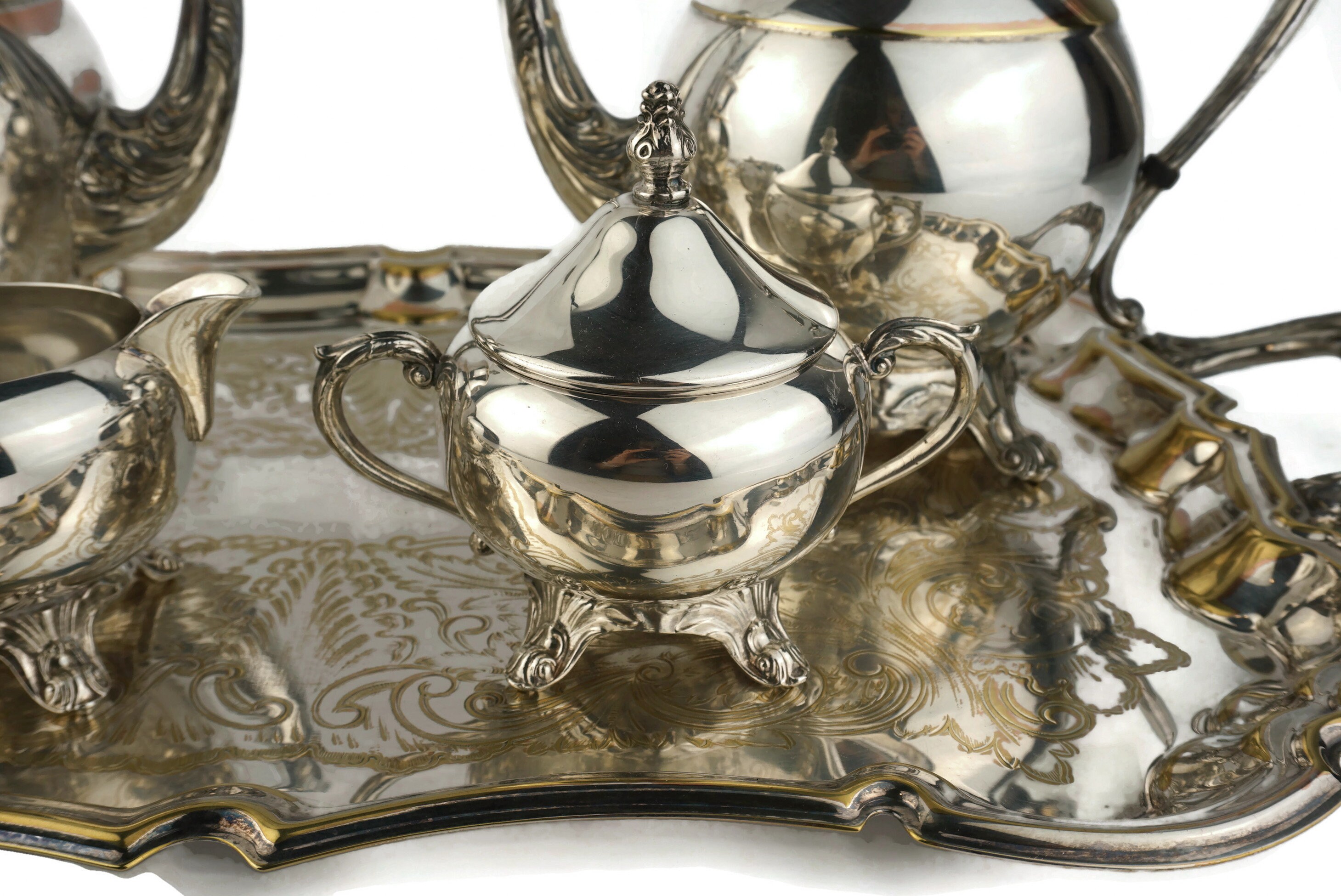 Antique Coffee Tea Set Silver Plated Coffee Tea Set With Etsy