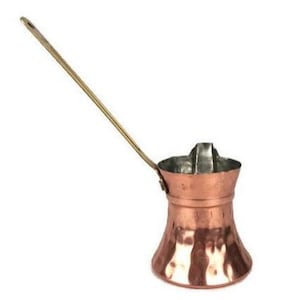 Vintage Copper Coffee Pot, Antique Copper Turkish Coffee Pot Jezve