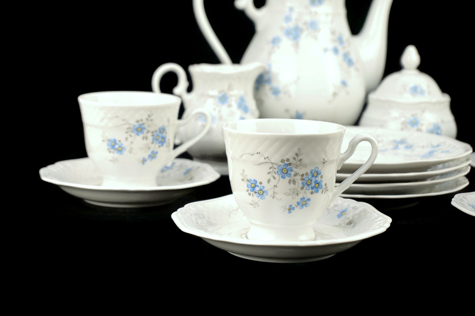 Vintage Porcelain Tea Coffee Set, Bavarian Porcelain Tea Coffee Set - Etsy