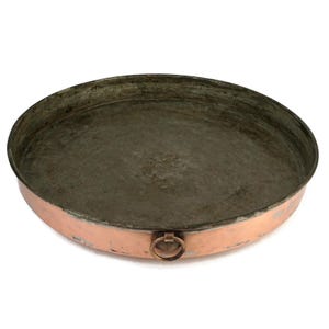 Vintage Copper Cooking Pan, Handmade Cooking Pan, Copper Cookware, Hand Hammered Cooking Copper Pan