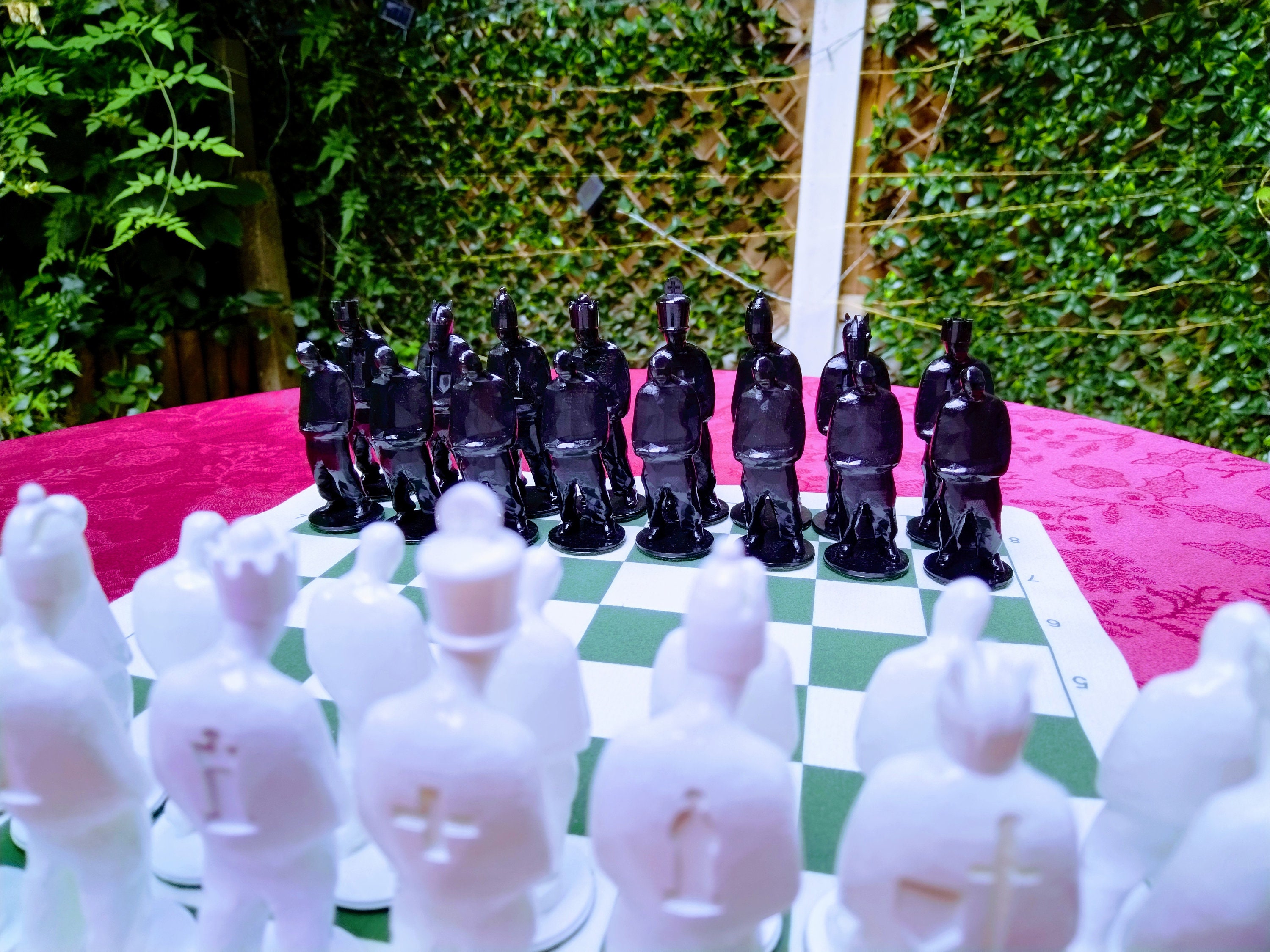 NEW Special Chess: Gangsters Chess Set with optional BOARD