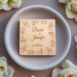 Cadeaux de mariage en gros, cadeau personnalisé sous-bocks Cadeaux de mariage rustiques pour invités Cadeaux de shower de mariage Cadeaux de mariage
