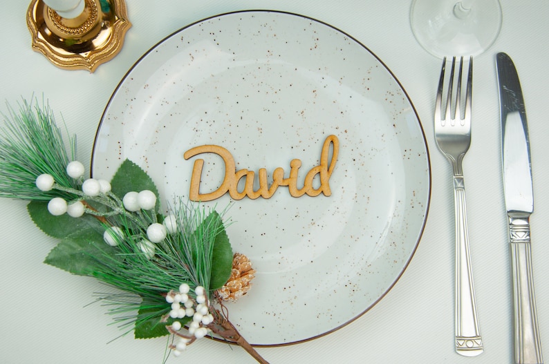 Personalized place cards Place name settings Guest names Acrylic wedding Laser cut table names Wedding signs Wedding invitation Escort cards