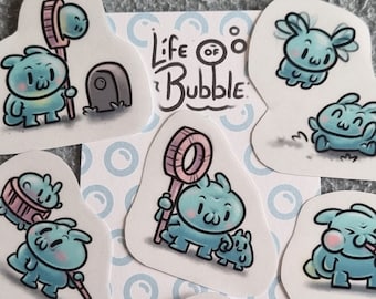 Bubbly stickers | Brain Blips