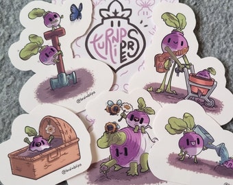 Little Nipper stickers | Turnip baby stickers | BrainBlips