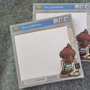 Kiwi Computer Memopad | Win 95 Kladblok | Hersen blips