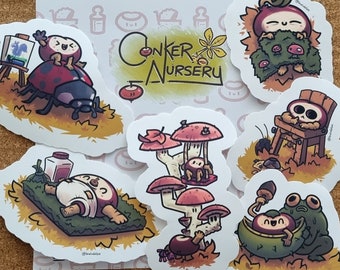 Autumn Planner Stickers | Horse chestnut sticker pack