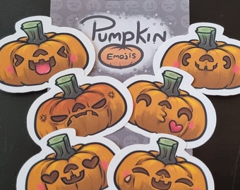 Pumpkin Planner Stickers | Happy Halloween Gift | Brain Blips