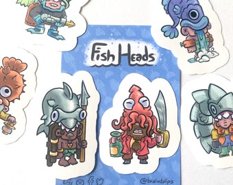 fishing sticker funny | BrainBlips