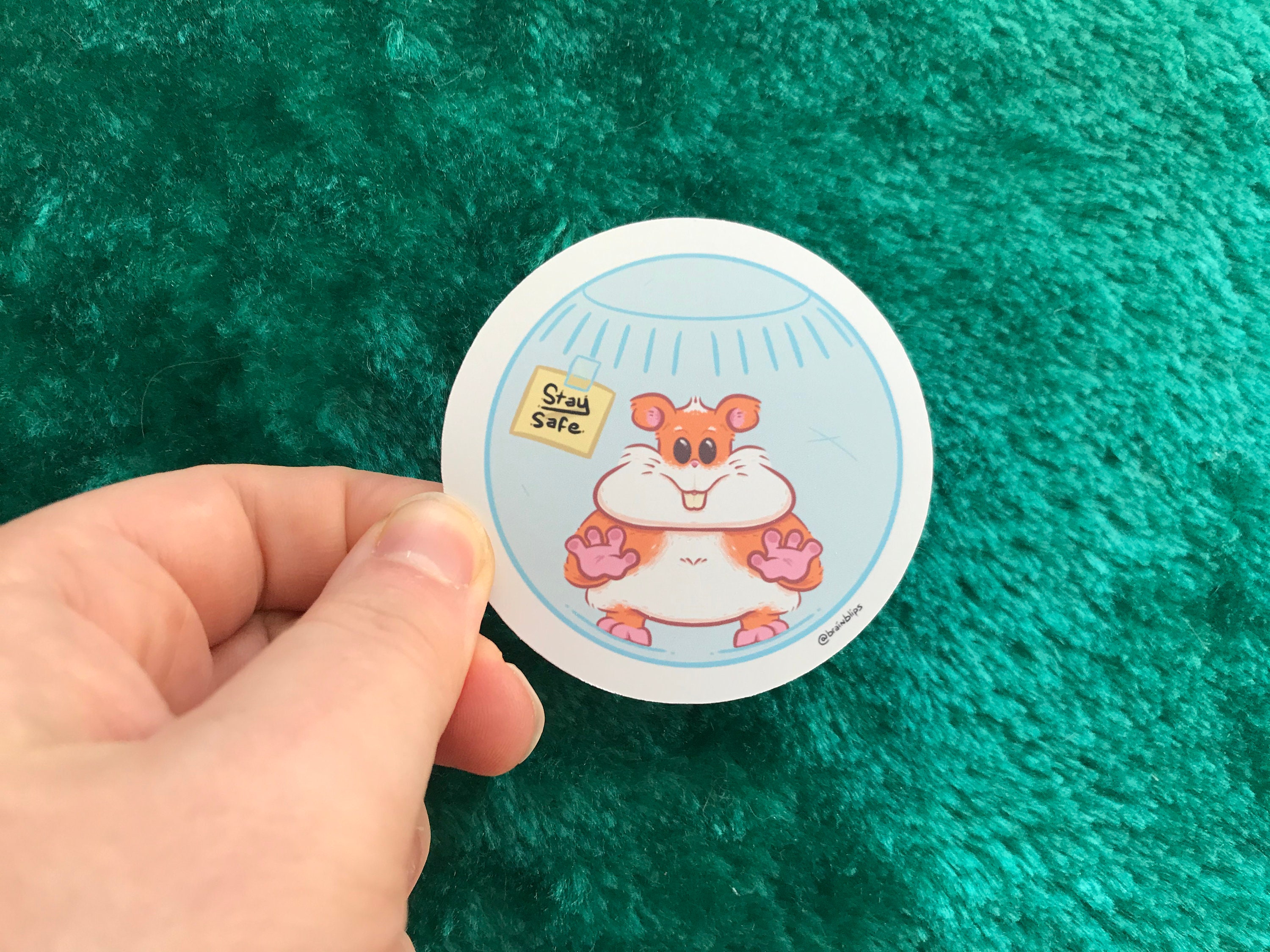 Hamster Meme Sticker | Brain Blips - Etsy