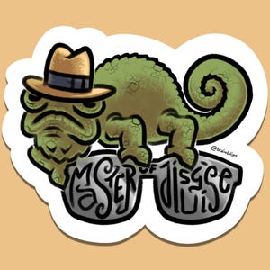 Master of Disguise Vinyl | Chameleon sticker | BrainBlips