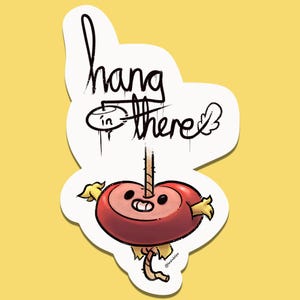 Hang in there Aufkleber | Herbst Aufkleber | BrainBlips