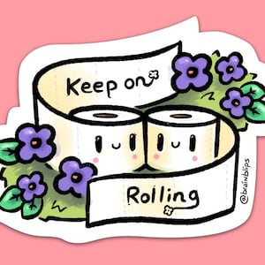 Toiletrolsticker | Isolatiecadeau |  BrainBlips