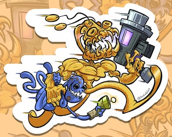 Alien Hominid Sticker | BrainBlips