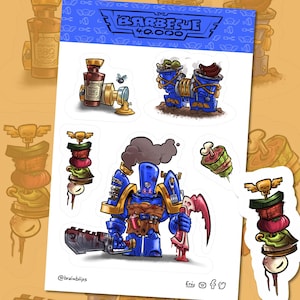 Stickervel Space Marine | 40.000 stickers | BrainBlips