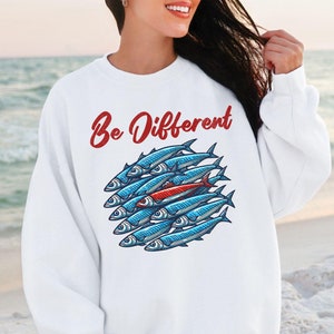 Vintage Sardines Shirt, Fisherman Aesthetic Shirt, Fish Aesthetic Sweatshirt, Sardine Tin Shirt, Tinned Fish Shirt, Retro Graphic Tee