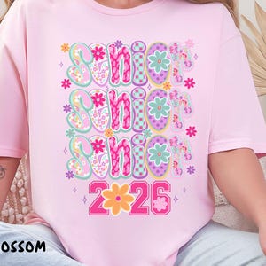 Groovy Retro Senior 2026 Comfort Colors Shirt, Graduation Gift, Class of 2026 Tee, Senior Class T-shirt, 2026 Senior Gifts, High School Tee
