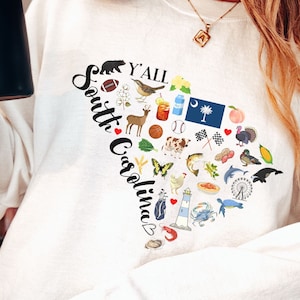 South Carolina State Sweatshirt, South Carolina Gift, South Carolina State, South Carolina Sweatshirt, South Carolina Crewneck