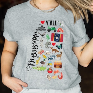 Mississippi State Sweatshirt, Mississippi Travel Gifts, Mississippi State Map Shirt, Mississippi Pride Clothing, Mississippi Souvenir