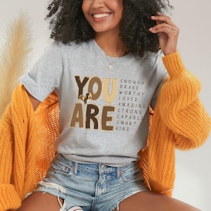 You Are Motivational Melanin Shades Shirt, Inspirational Gift For Women, Melanin Sweatshirt, Black History Black Girl Magic Crewneck