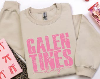 Galentines Day Matching Sweatshirt, Funny Valentine Gift, Galentine Gift for Best Friend, Cute Valentines Hoodie