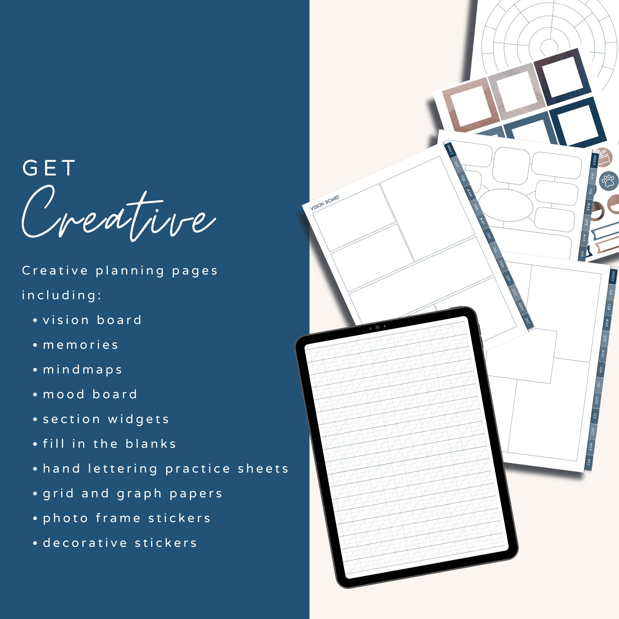 Digital Life Planner Goodnotes Template - Etsy
