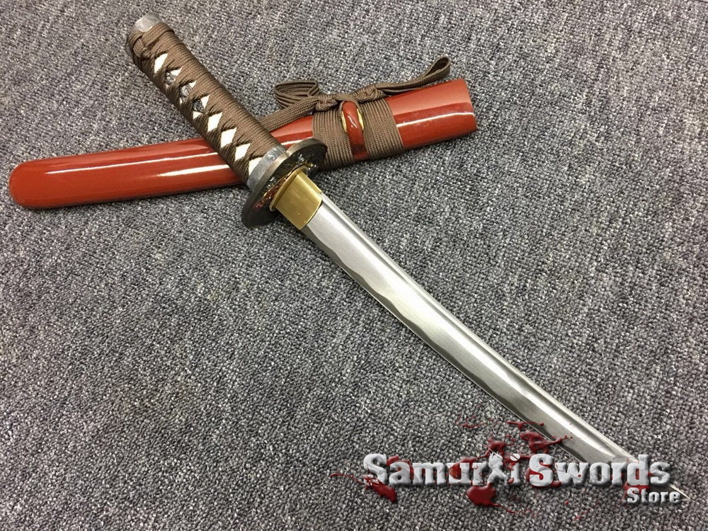 Real Swords for Sale Hand Swords With Brown Saya Full Etsy