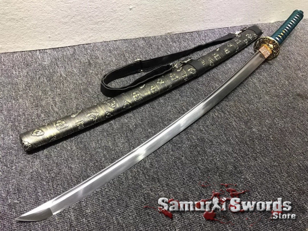 Custom Katana Sword for Sale, Full Tang Katana Samurai Sword, Real