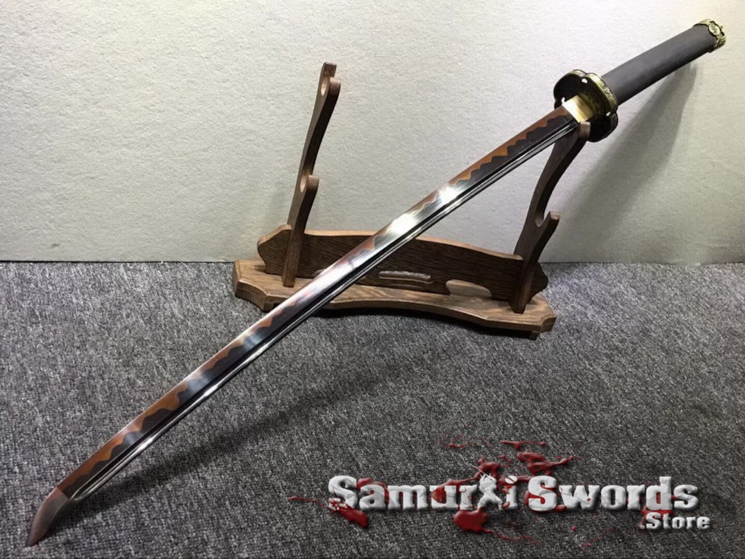 Functional Japanese Tachi Sword With Saya, Custom Tachi Sword, Real Tachi for Sale, T10 Steel