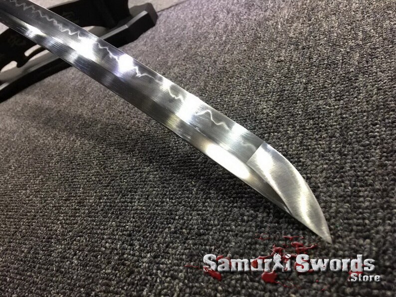 Full Tang Samurai Katana Sword W/ Shoulder Strap Custom Etsy