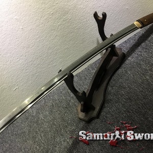 T10 Clay Tempered Steel Samurai Shirasaya Katana Sword, Hand forged Shirasaya Katana Blade with Bohi, Custom Shirasaya Katana for Sale image 6