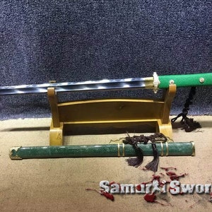 Clay Tempered Steel T10 Chinese Dao Sword for Sale, Custom Chinese Dao with Brass Fittings, Full Tang Real Chinese Sword with Blood Groove