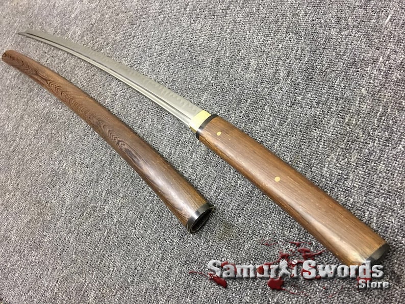 T10 Clay Tempered Steel Samurai Shirasaya Katana Sword, Hand forged Shirasaya Katana Blade with Bohi, Custom Shirasaya Katana for Sale image 1