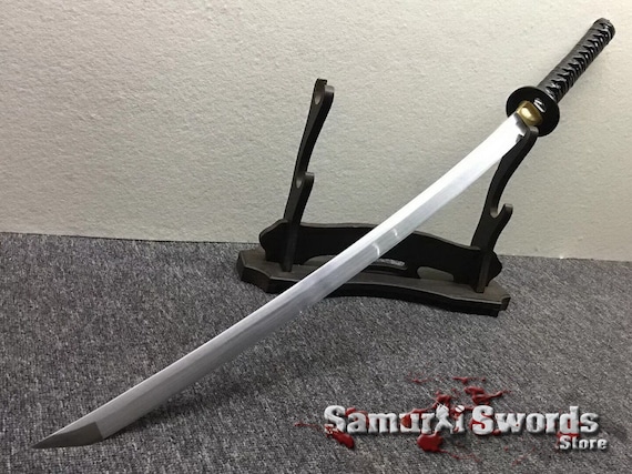  Real Katana Samurai Espada auténtica Katana de acero de alto  carbono 1060 afilada y funcional para cosplay y entrenamiento para hombres  : Deportes y Actividades al Aire Libre