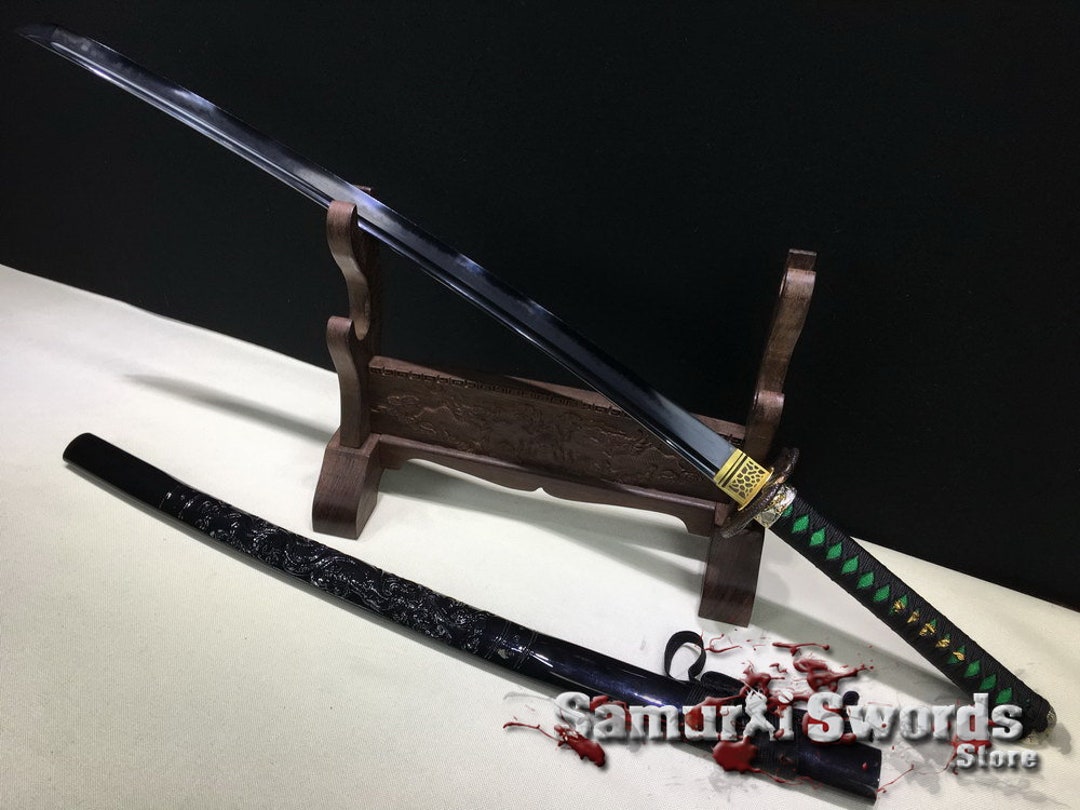 Hand Katana for Sale T10 Katana Blade With Black Acid Etsy