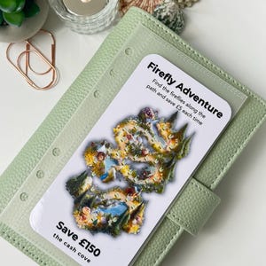 A6 Matte Laminated Budget Binder Dashboard: Savings Challenge
