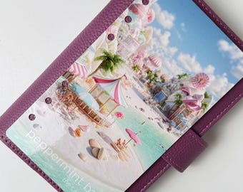 Peppermint Bay  | A6 Cash Stuffing Savings Challenge Bundle | 5 Laminated Inserts + Dashboard