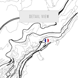 City Map of MONTE-CARLO - Monte-c Country Club - Decor Rolex Masters ...