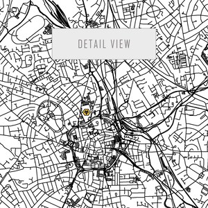 City Map of WOLVERHAMPTON Stadion Molineux Home Decor - Etsy