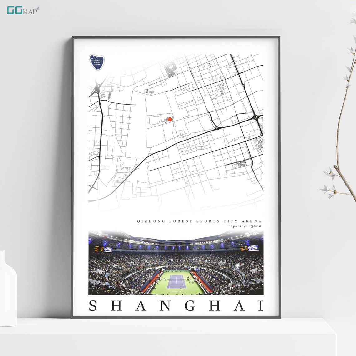 City Map of SHANGHAI Qizhong Forest Sports City Arena Qizhong Forest