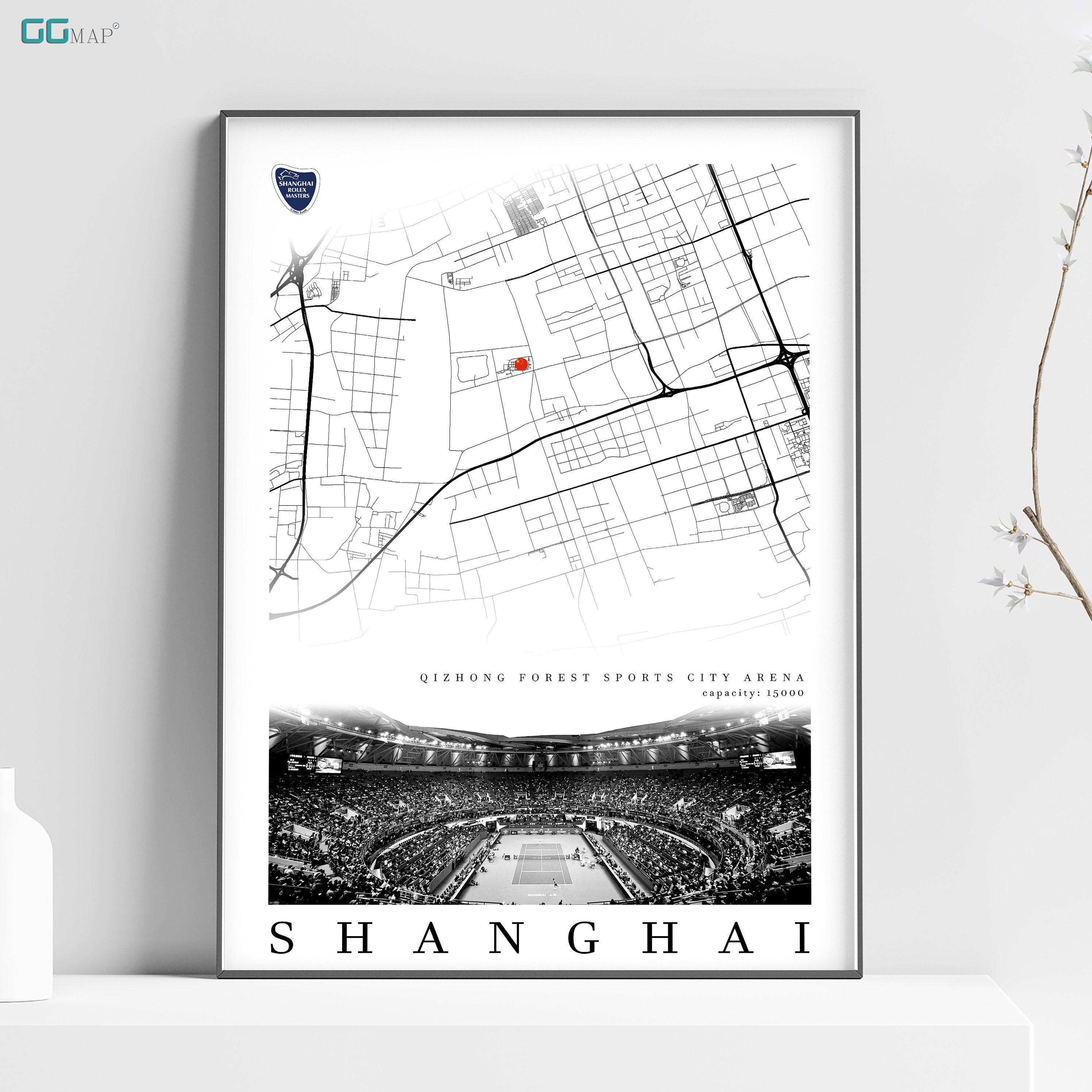 City Map of SHANGHAI Qizhong Forest Sports City Arena Qizhong Forest