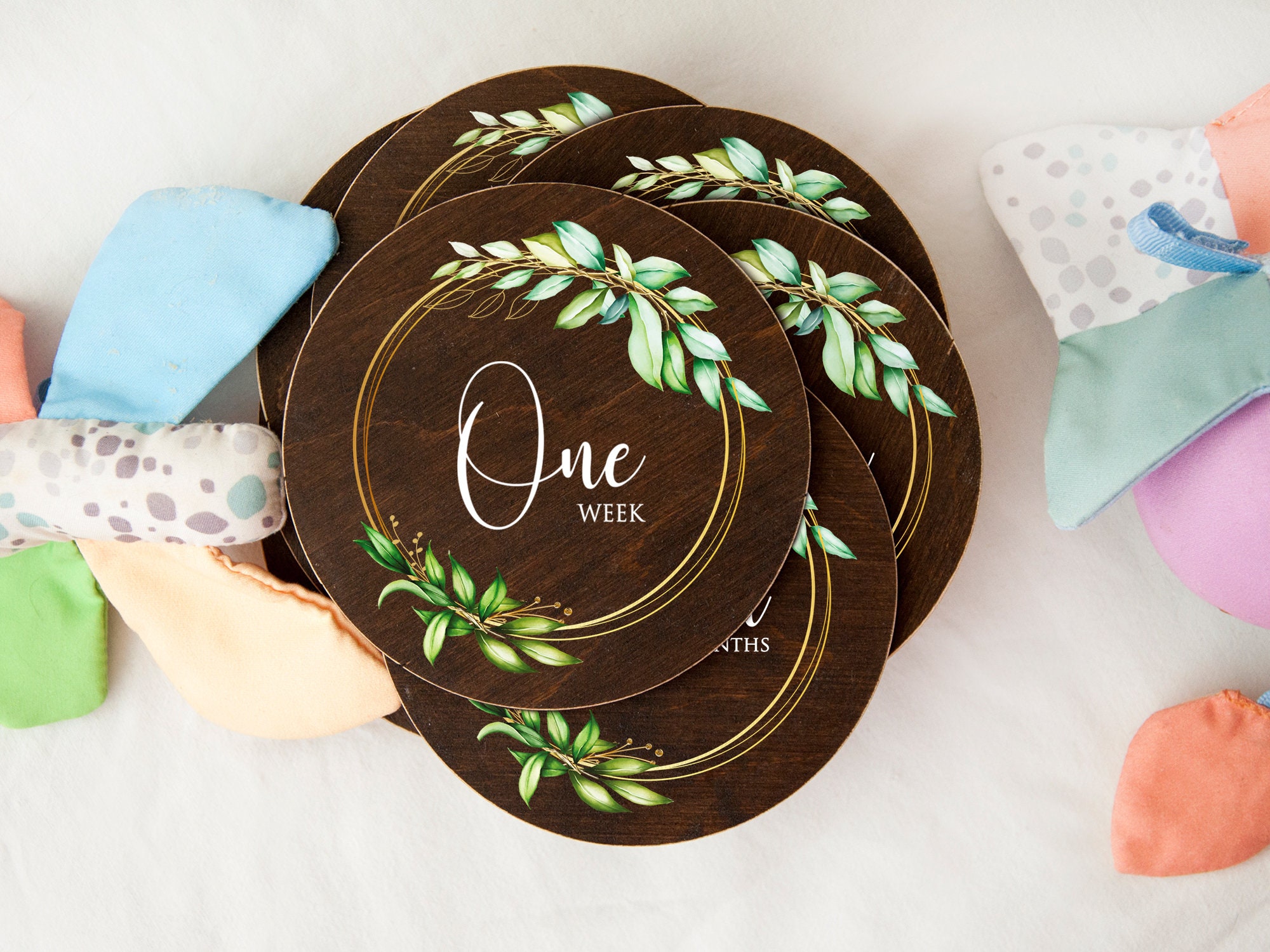 Baby Milestone Cards Wooden Milestone Signs Baby Photo Prop | Etsy