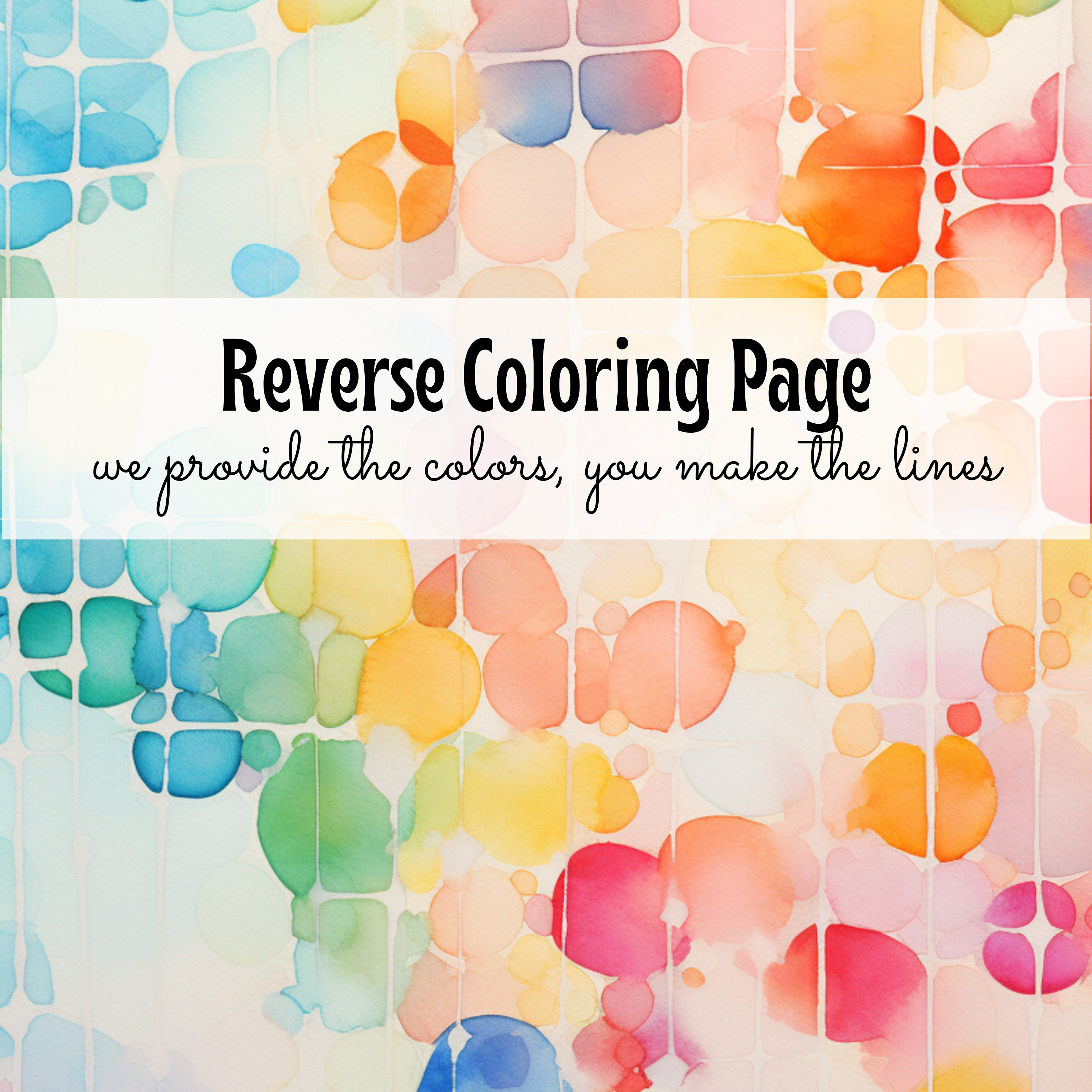 Reverse Coloring Pages Adult Coloring Page Coloring Pages Reverse ...