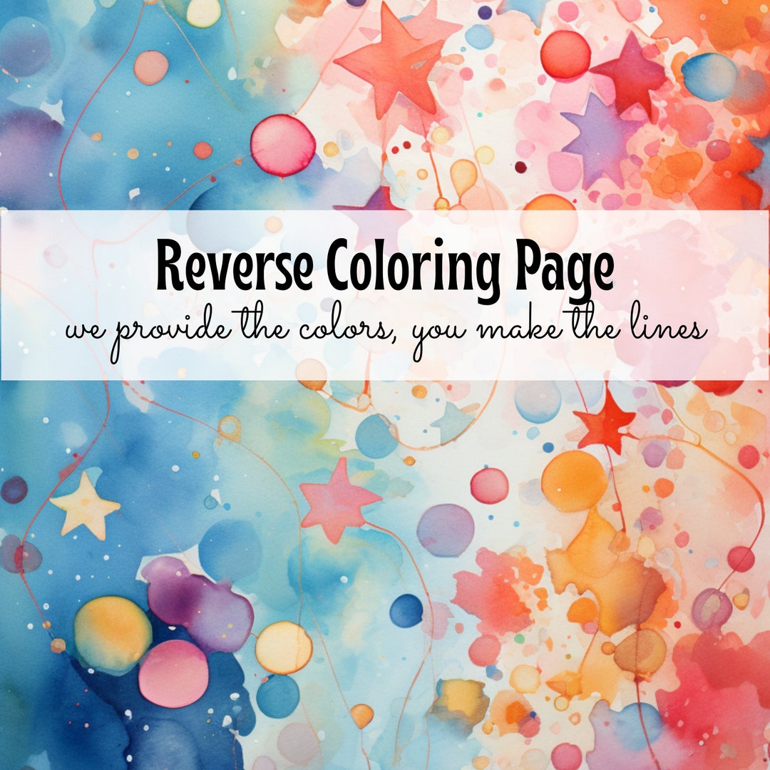 Coloring Pages Reverse Coloring Book Adult Coloring Book Reverse ...