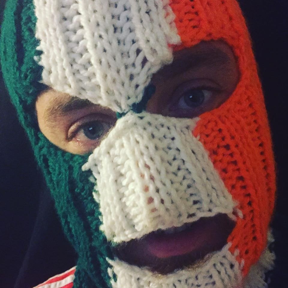 Ireland Flag Mask Ireland Flag Mask