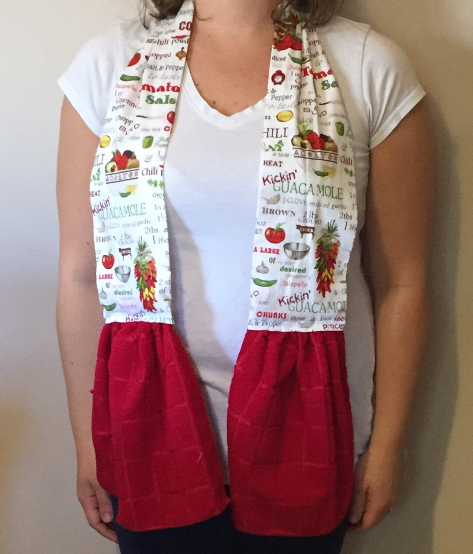 Cowl Neck Kitchen Towel Etsy