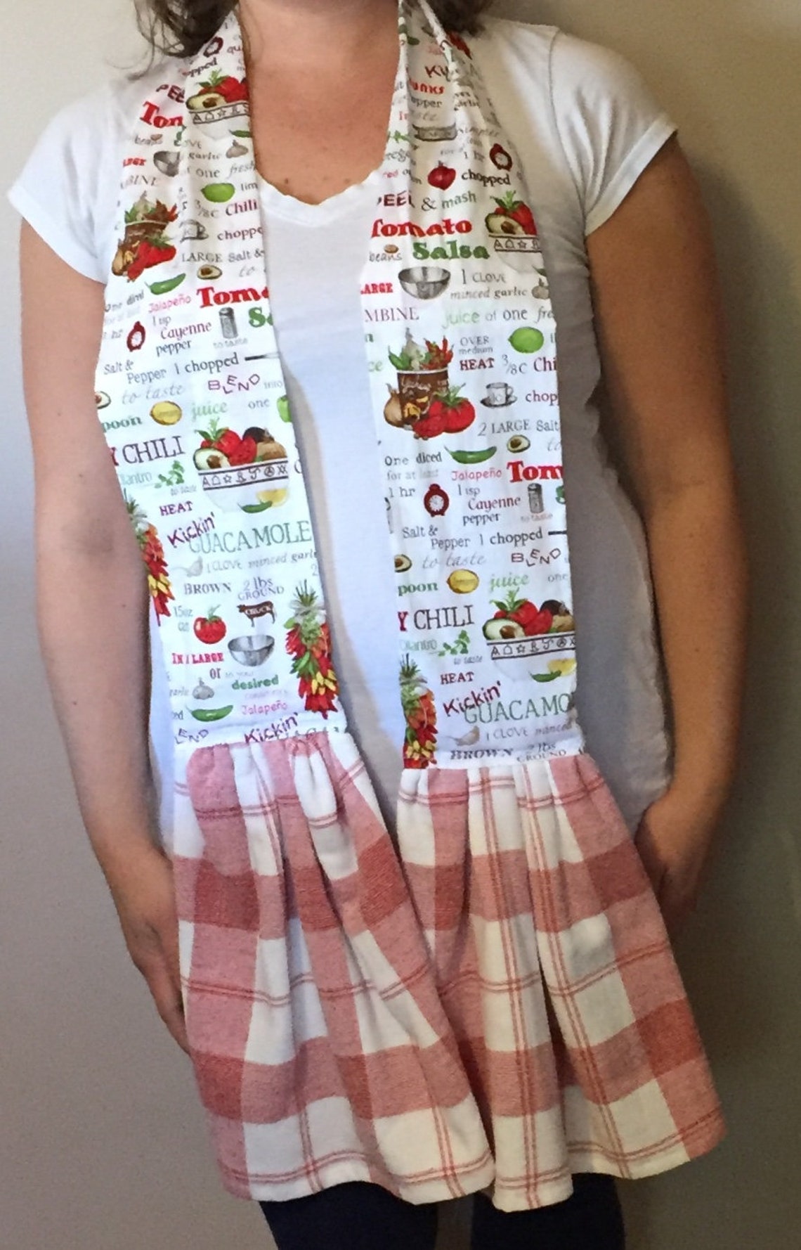 Cowl Neck Kitchen Towel Etsy