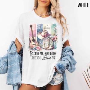 Excuse me, you look like you love me Comfort Colors T-shirt, Cute Quote Tee, Valentine's Day Gift, Anniversary Shirt, Boyfriend/Girlfriend