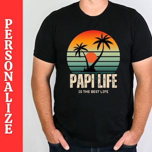 My favorite people call me PAPI, Papi shirt, custom Papi, custom Papi shirt, Papi birthday gift, Papi to be 2024, Papi Father&#39;s Day gift