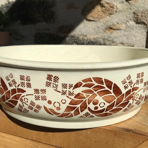 Vintage earthenware toilet basin Dormans H.B. & Cie - Choisy le Roi